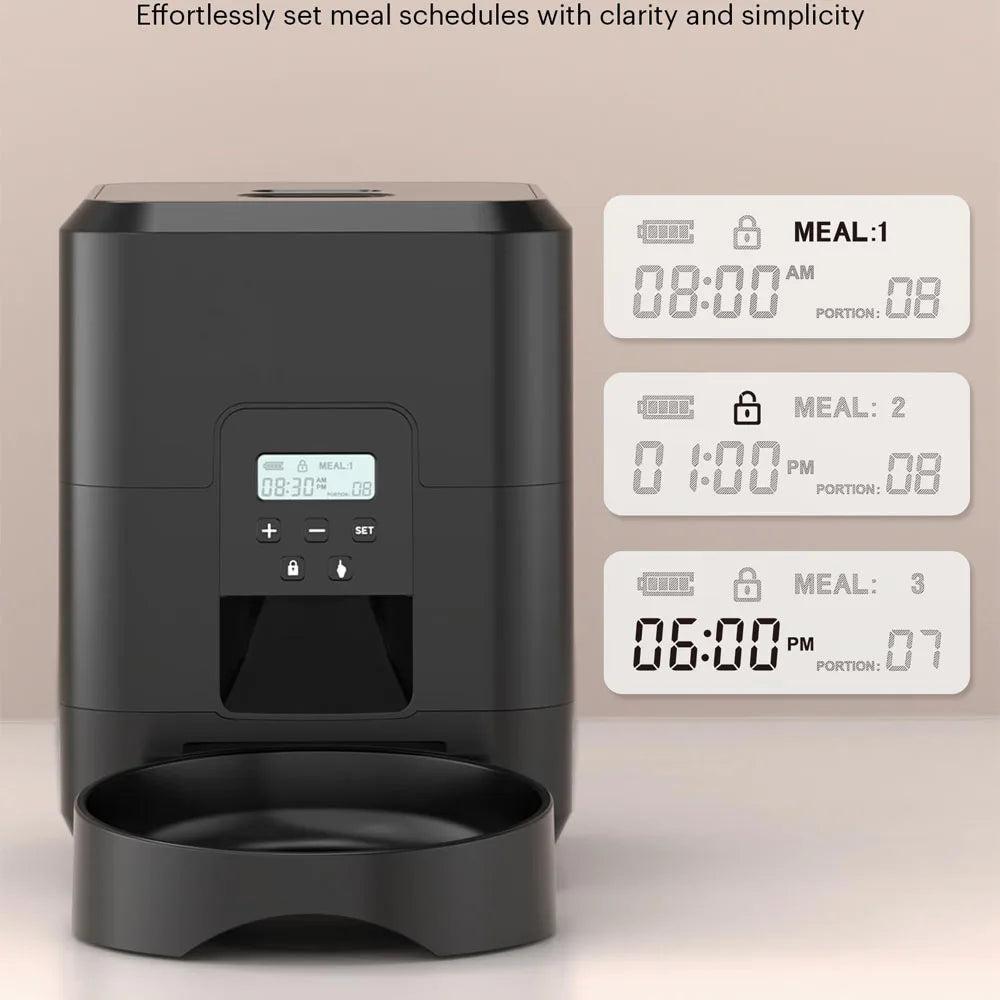 Distributeur Automatique Intelligent pour Chats & Chiens | Nourrisseur Programmable avec Gamelle