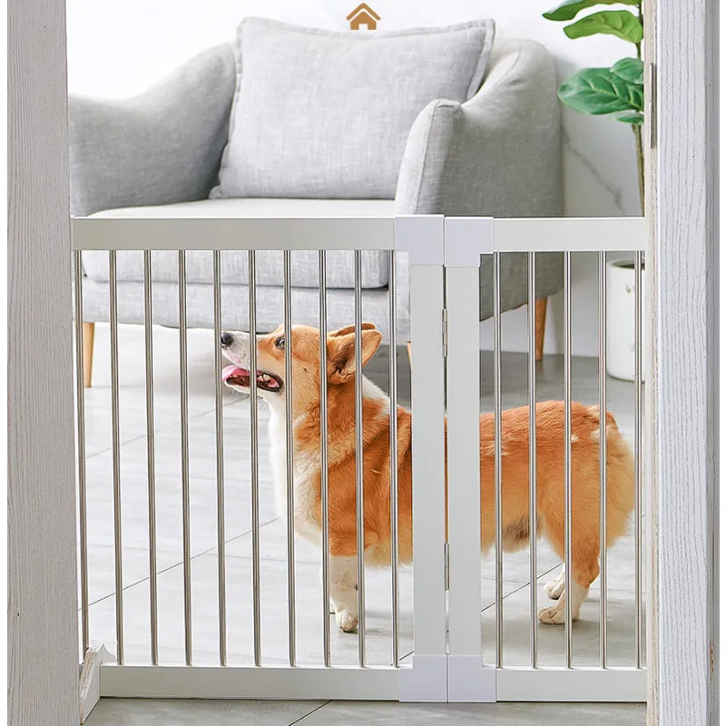 Barrière de séparation pliable pour chien – Design moderne, sans perçage, idéale pour une utilisation intérieure en toute sécurité