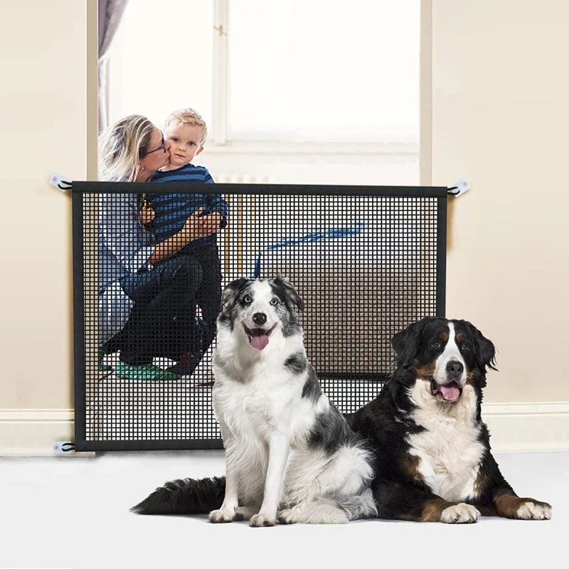 Clôtures de barrière pour chien de compagnie avec 4 pièces crochet pour animaux de compagnie