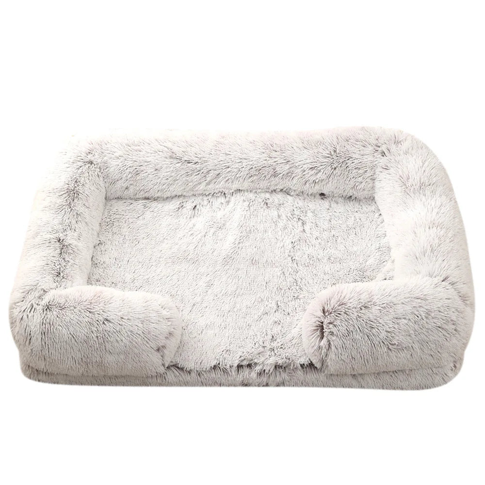 Lit de Luxe pour Chien – Coussin Moelleux Lavable | Pour Petit, Moyen et Grand Chien | Nid Apaisant en Peluche