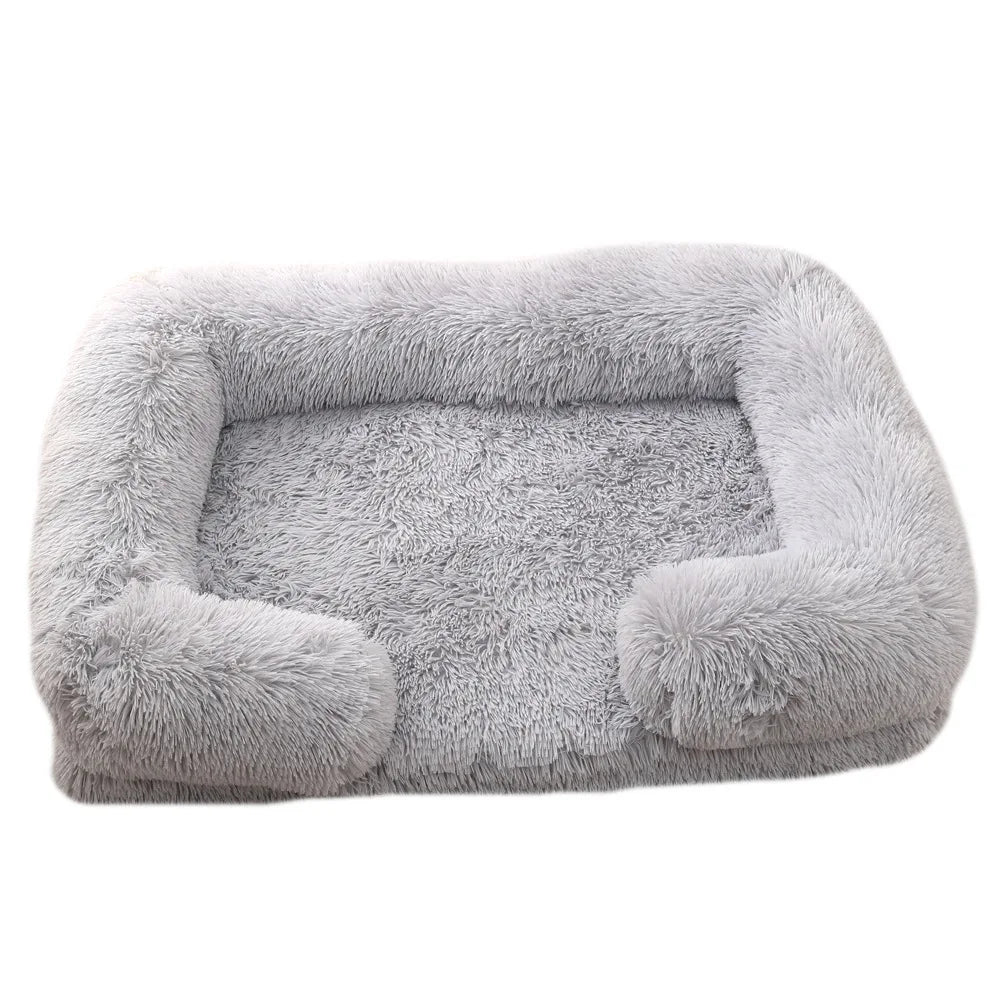 Lit de Luxe pour Chien – Coussin Moelleux Lavable | Pour Petit, Moyen et Grand Chien | Nid Apaisant en Peluche