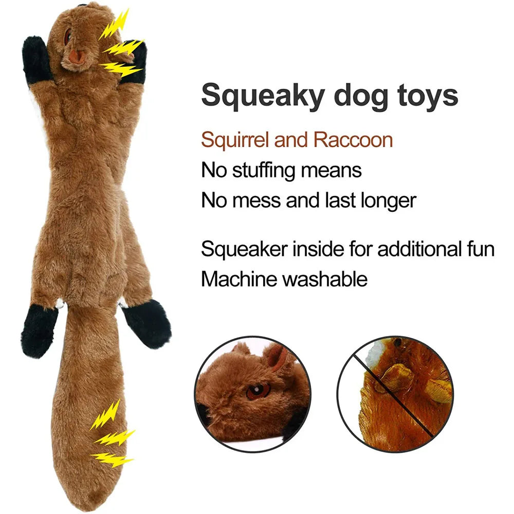 Jouet amusant pour chien, simulation d'animal sans rembourrage