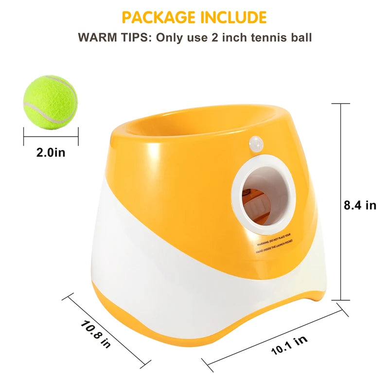 Lanceur de balle automatique de Tennis pour animaux de compagnie