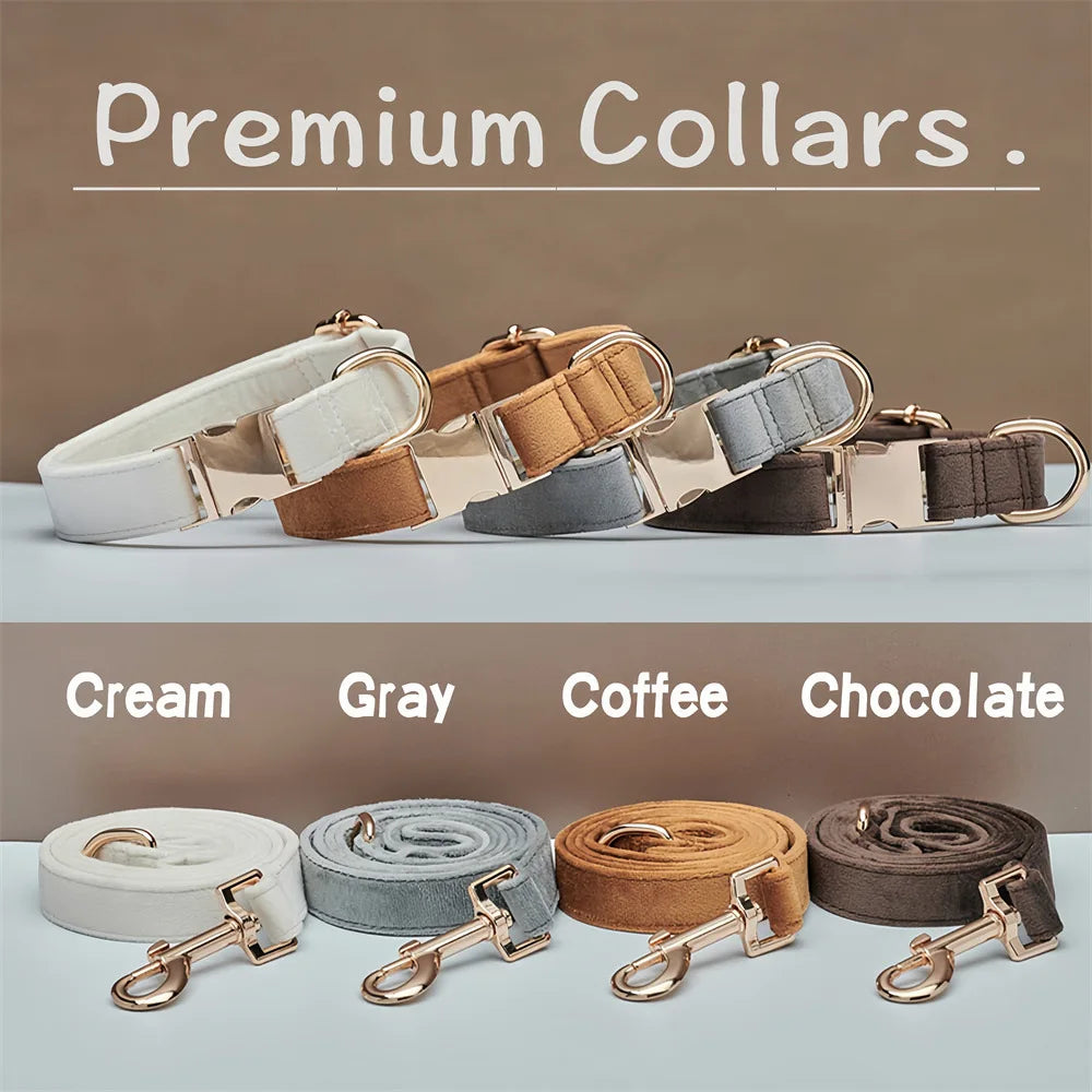 Collier Chien Personnalisé en Cuir – Gravure Nom & Téléphone | Boucle Métal Premium | Pour Petit, Moyen et Grand Chien