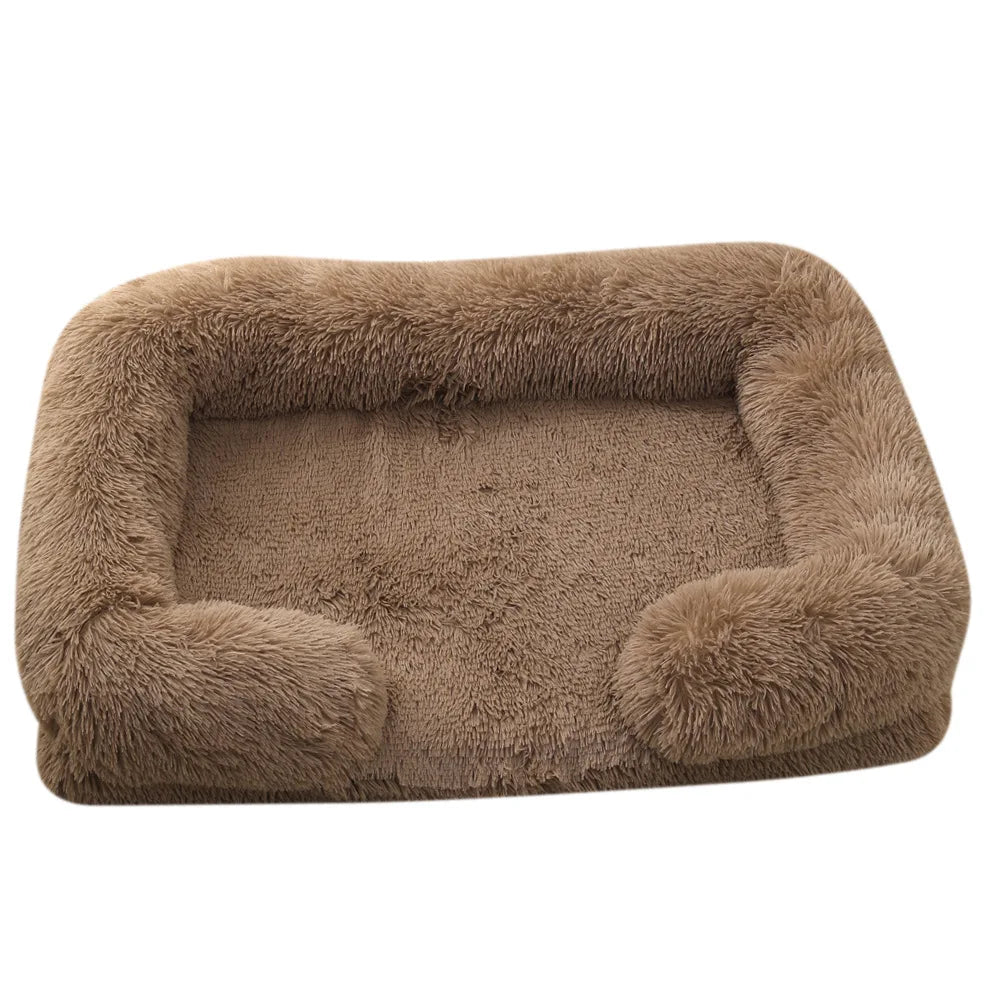 Lit de Luxe pour Chien – Coussin Moelleux Lavable | Pour Petit, Moyen et Grand Chien | Nid Apaisant en Peluche
