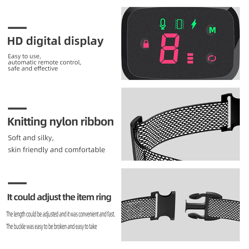 Collier Anti-aboiement automatique intelligent pour chien