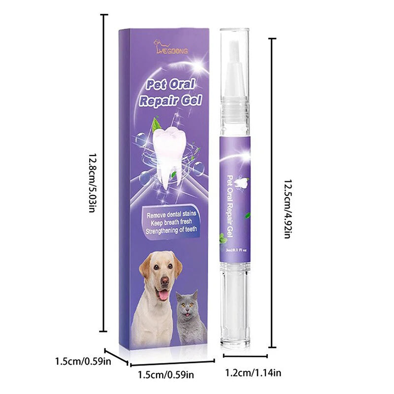 Stylo de blanchiment des dents pour animaux de compagnie
