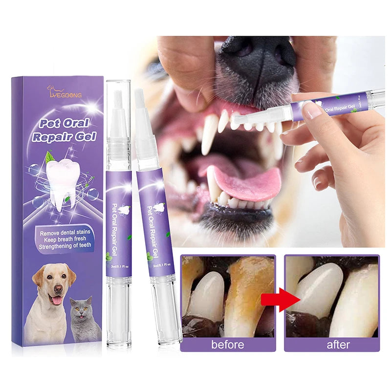 Stylo de blanchiment des dents pour animaux de compagnie