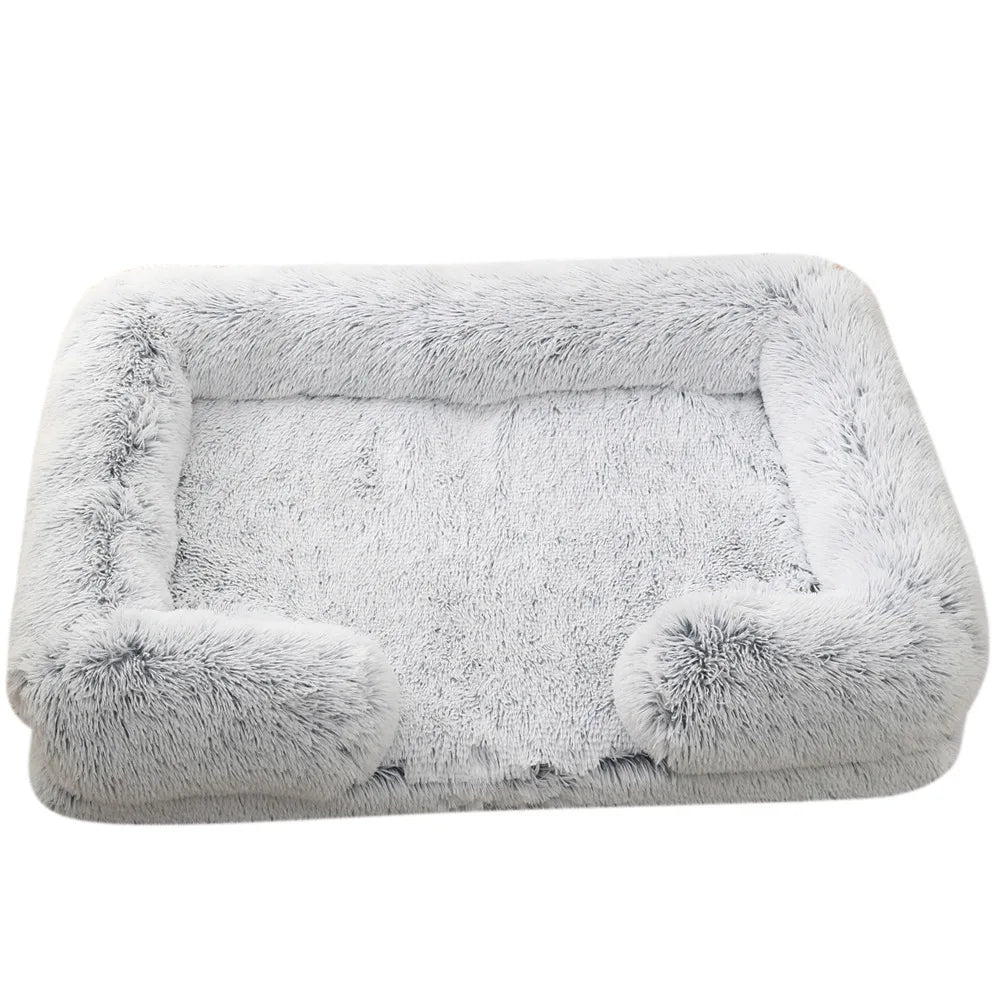 Lit de Luxe pour Chien – Coussin Moelleux Lavable | Pour Petit, Moyen et Grand Chien | Nid Apaisant en Peluche