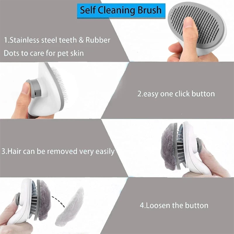 Brosse pour enlever les poils d'animaux