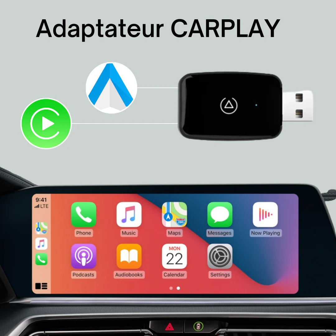 CarPlay & Android Auto 100% Sans Fil