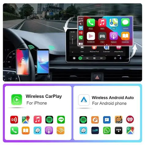 CarPlay & Android Auto 100% Sans Fil