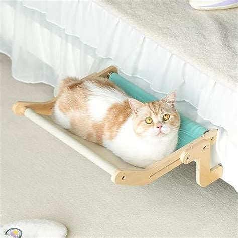 Perchoir de Fenêtre Ajustable pour Chat – Hamac Polaire Douillet avec Motifs "Pattes"
