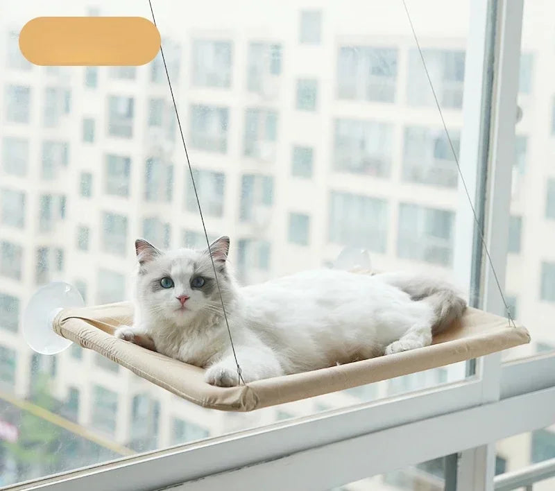 Hamac pour Chat – Lit Suspendu Respirant & Confortable | 55×35cm | Jusqu’à 20kg