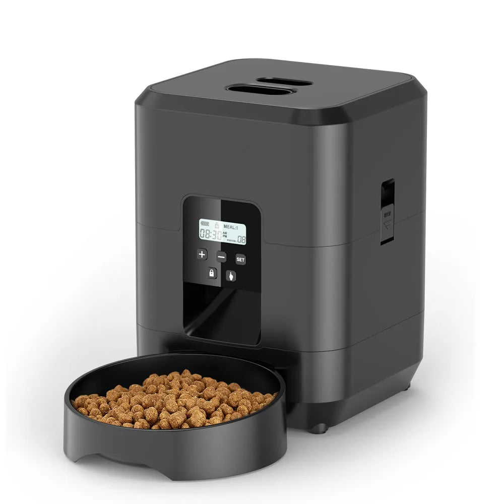 Distributeur Automatique Intelligent pour Chats & Chiens | Nourrisseur Programmable avec Gamelle