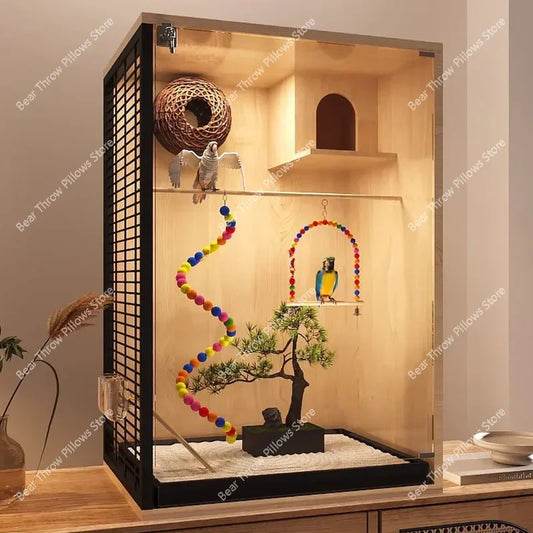 Nid d'oiseau avec support, hamacs pour oiseaux d'élevage, accessoires  animaux de compagnie, Electrolux, canari, overd'Inde