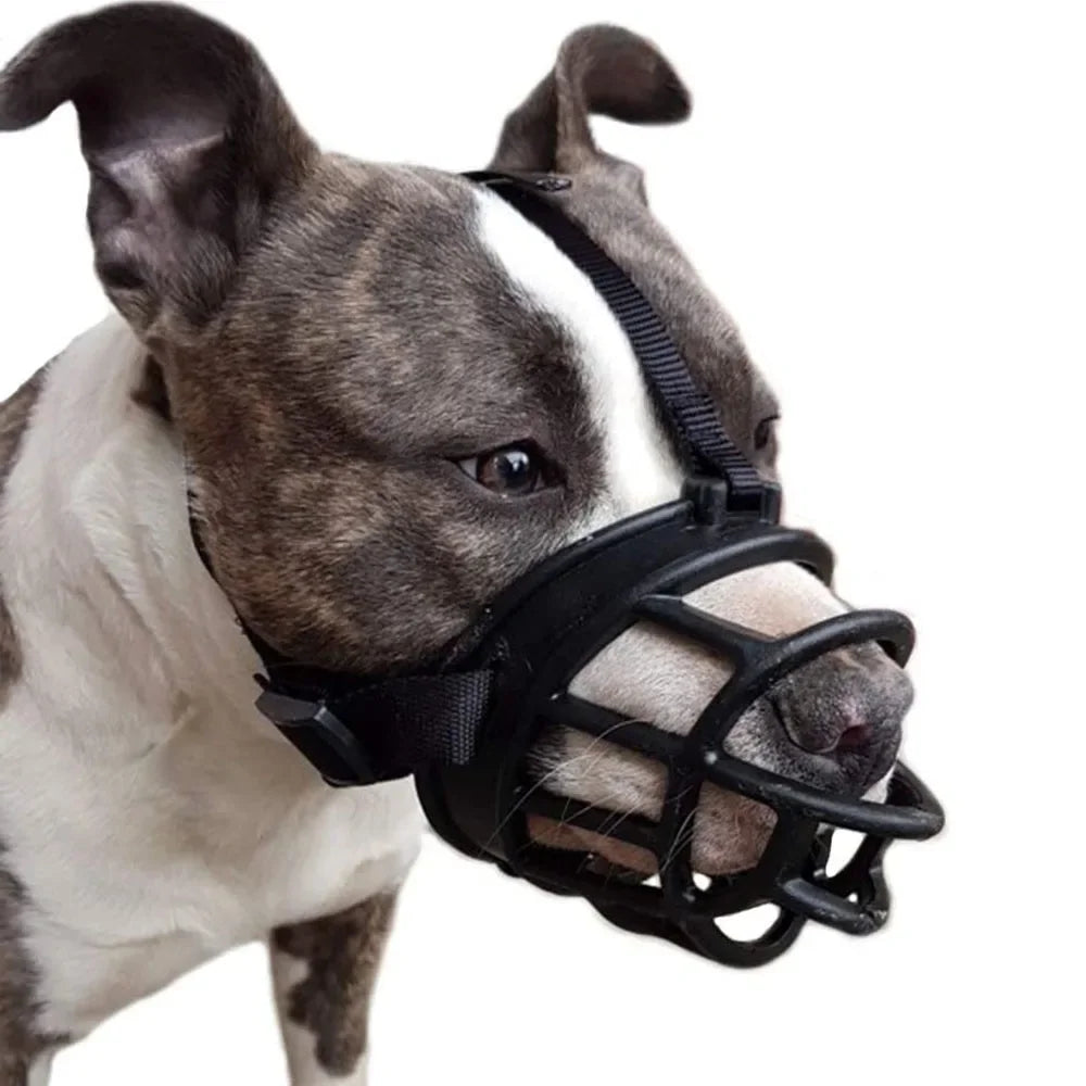 Muselière en silicone souple pour chien de compagnie